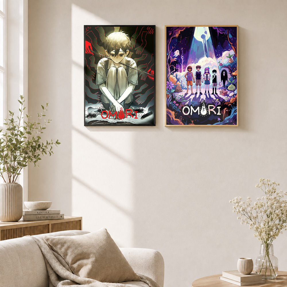 Omori Framed Aluminum Metal Po - Video Gaming & Esports Usd Acc 评论和价格