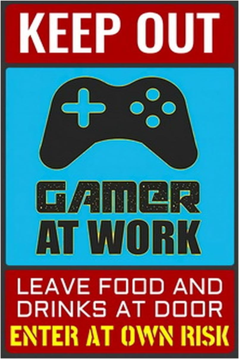 Video Tin Sign Gamer Metal Pos - Video Gaming & Esports Usd Acc 评论和价格